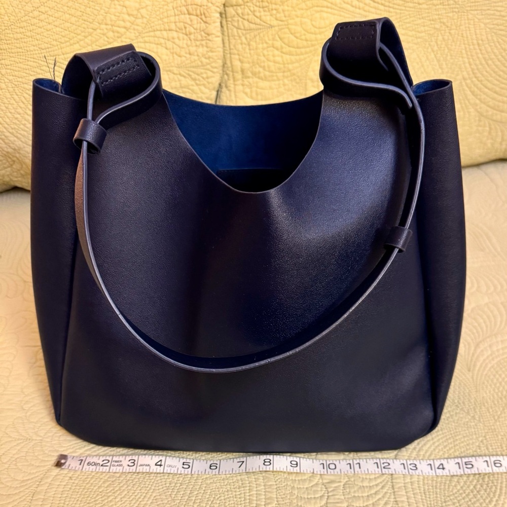 Neiman Marcus Navy Hobo Bag
